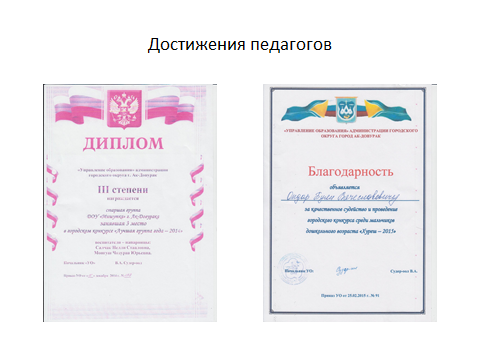 Достижения коллектива 2014-2015 г