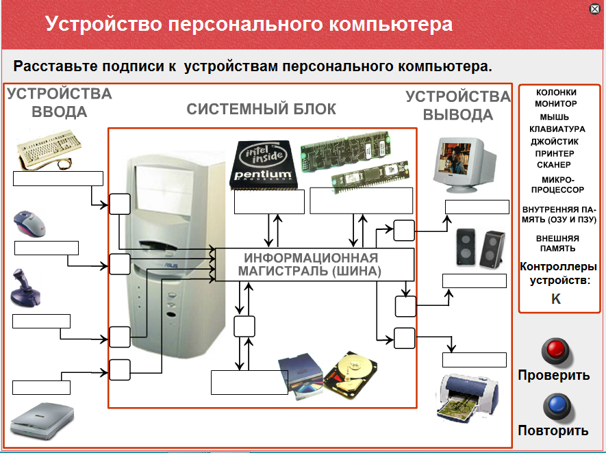 Презентация персональный компьютер практическая работа