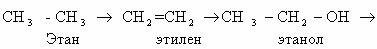 Превращение этана в этилен. Этанол Этилен Этан хлорэтан этанол. Этан Этилен как получить.