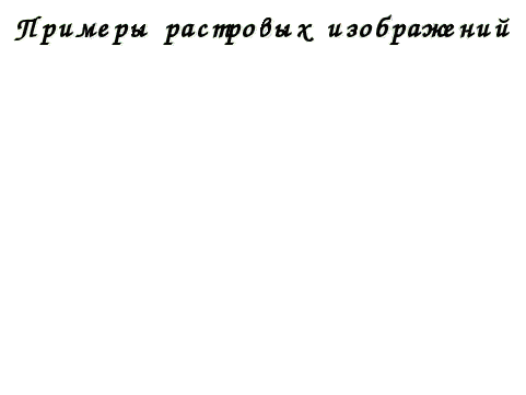 Урок информатики Растровая и векторная графика