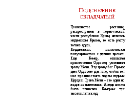 Конспект воспитательного мероприятия Редкие растения Крыма (5-6 классы)