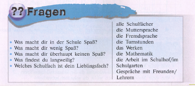 Конспект урока по немецкому языку в 6 классе на тему Was unsere deutschen Freunde alles in der Schule machen
