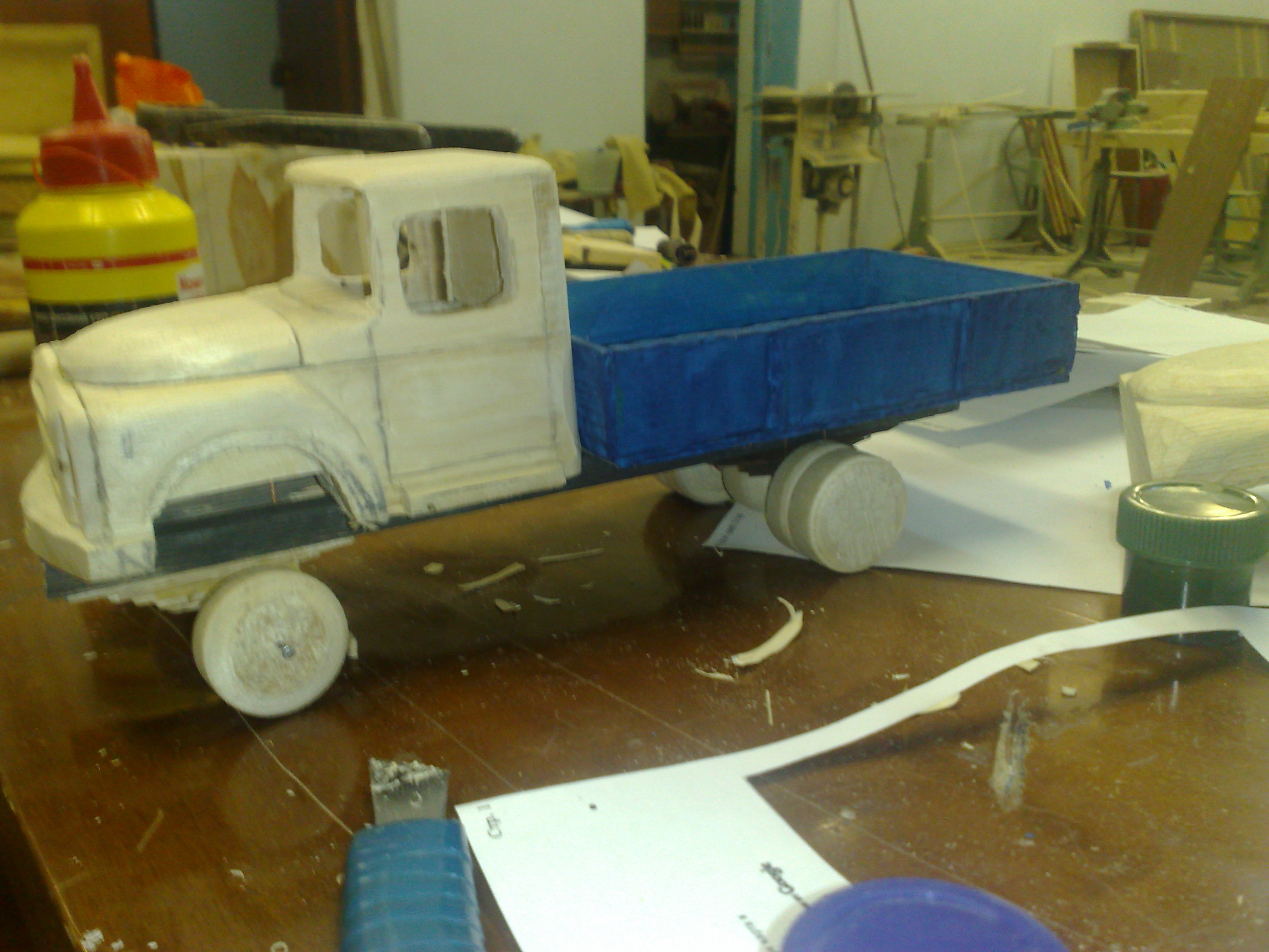 Тема: «Исследовательская работа по изготовлению деревянного макета игрушки автомашины марки «ЗИЛ-130»