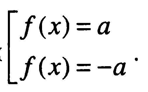 Реферативная работа по теме Уравнения с модулем