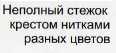 Проект по технологии вышивка крестиком Кошечка