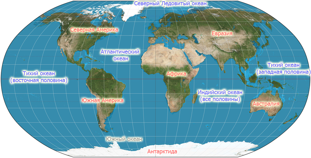 Конспект урока по географии на тему: Мировой океан и его части
