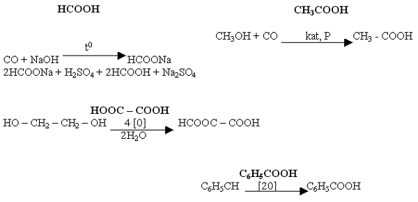Модуль по теме Карбоновые кислоты, профильный уровень