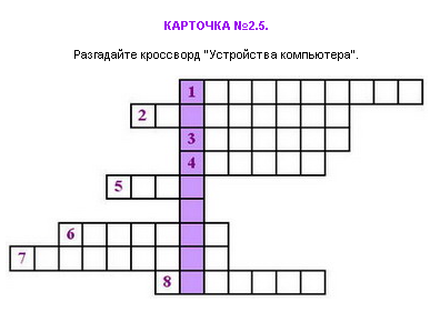 Конспекты уроков по информатике №1-8 в 5 классе