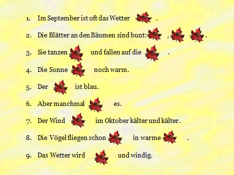 План-конспект урока немецкого языка в 6 классе по теме