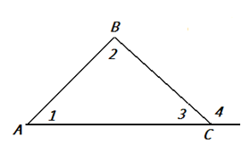 Конспект урока по геометрии по теме Внешний угол треугольника