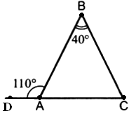 Конспект урока по геометрии по теме Внешний угол треугольника
