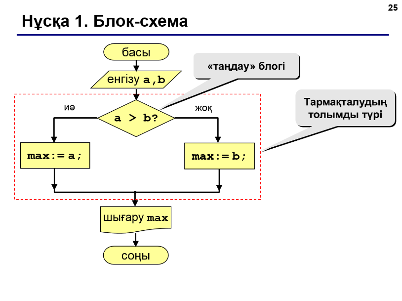 Тармақталу операторлары сабақ жоспары