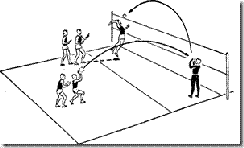 Занятия, уроки по волейболу на тему Элементы волейбола