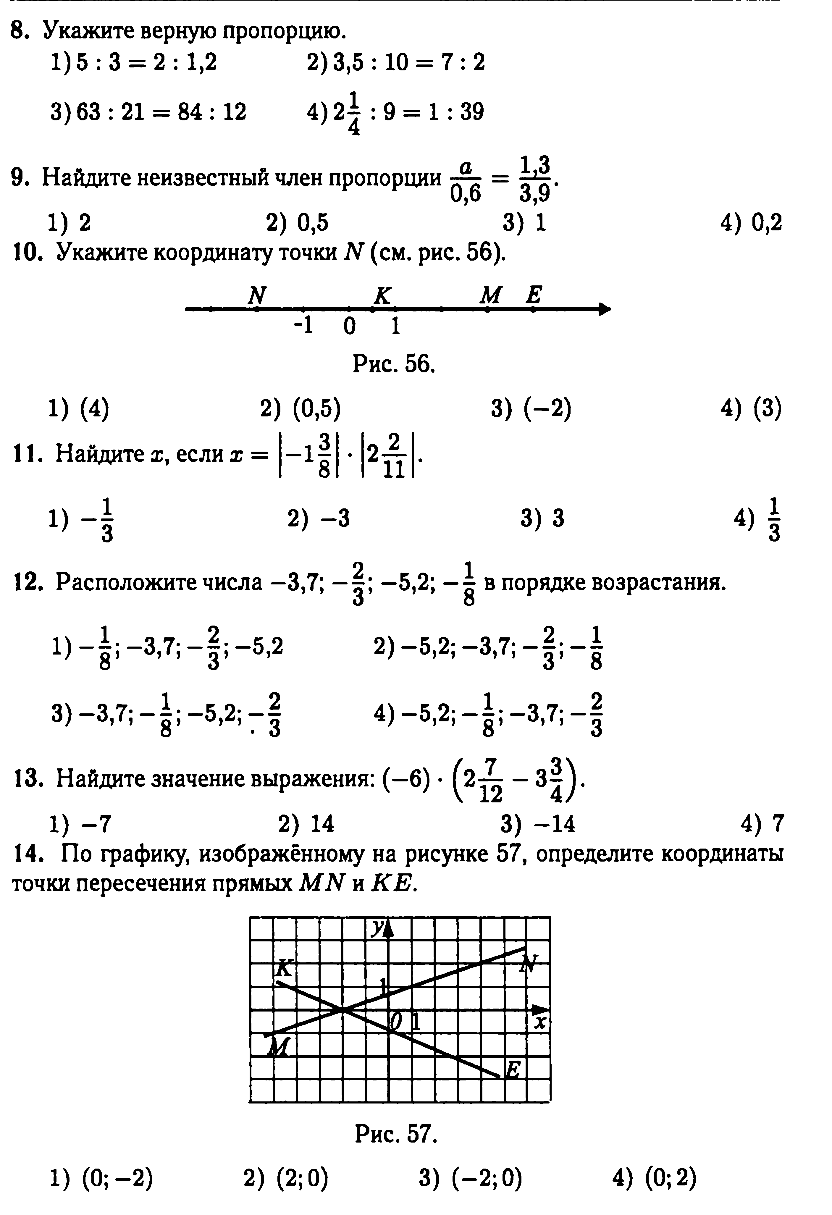 Рабочая программа по математике 6 класс.к УМК И.И.Зубарева, И.И.Мордкович.