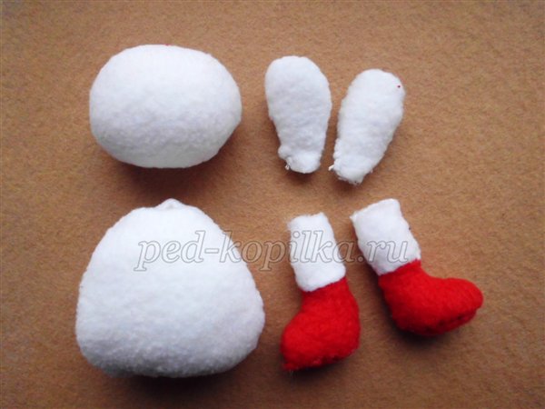 Образцы игрушек для Мастерской Деда Мороза.