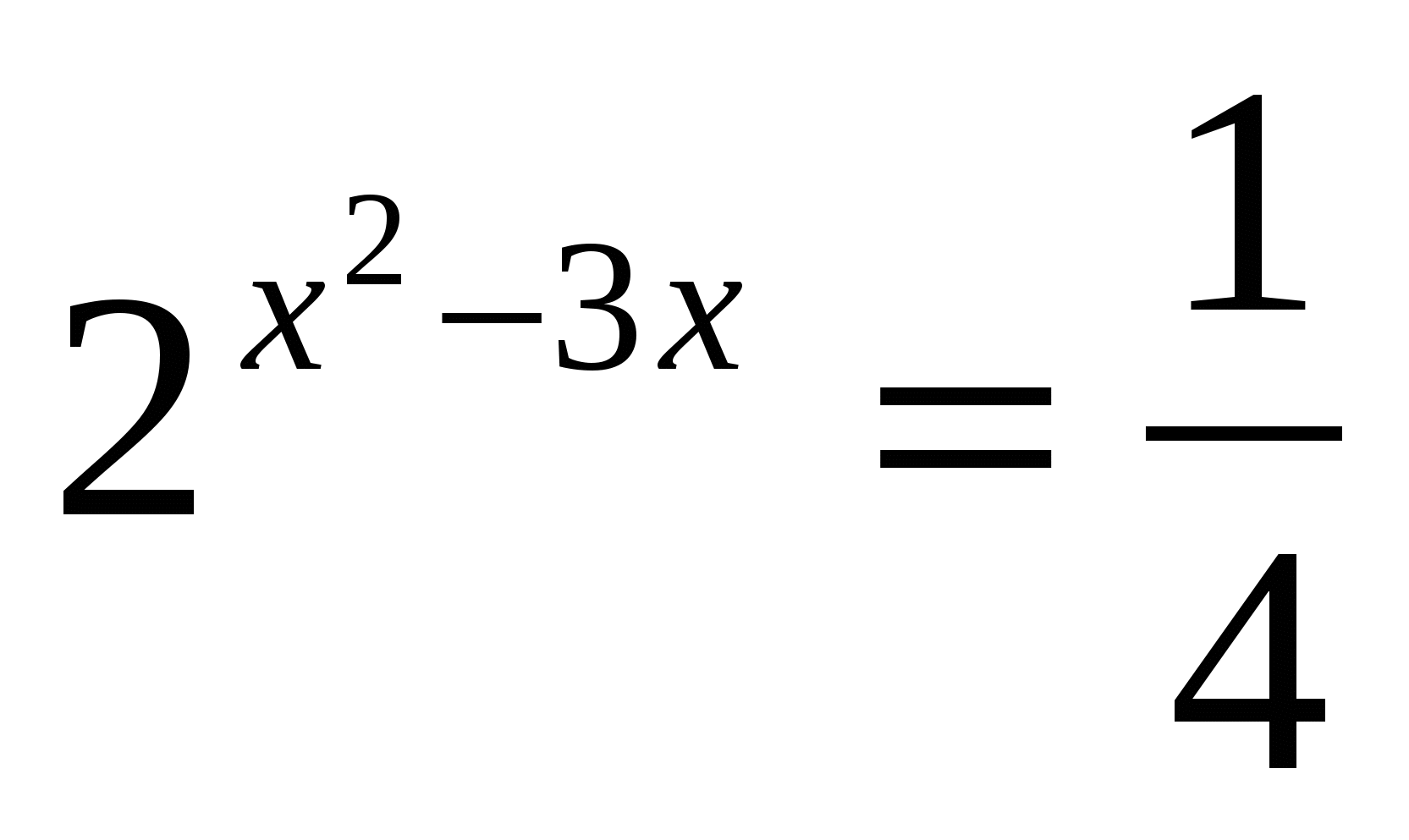 Конспект урока в классе на тему«Решение показательных уравнений».