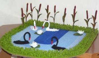 Практико-ориентированное пособие по художественному вязанию Лебединое озеро