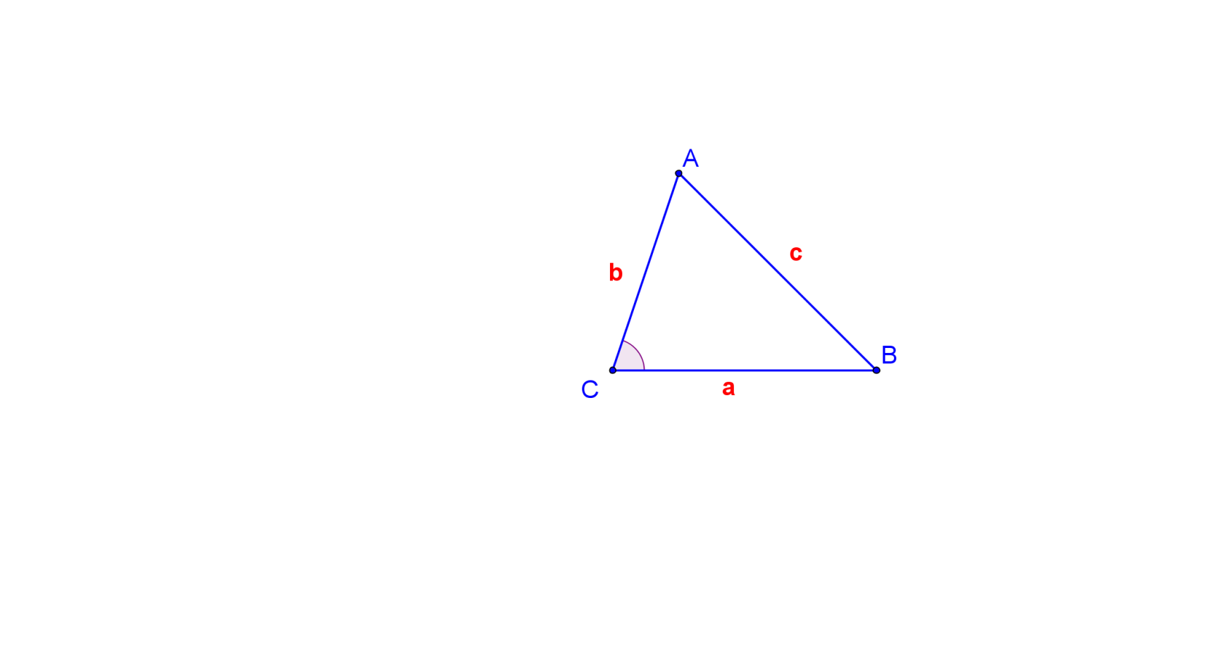 Урок по математике для 9 класса Теорема косинусов
