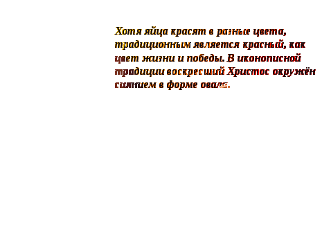 Конспект урока по теме: «Проект: Пасха- Светлое Христово Воскресение»