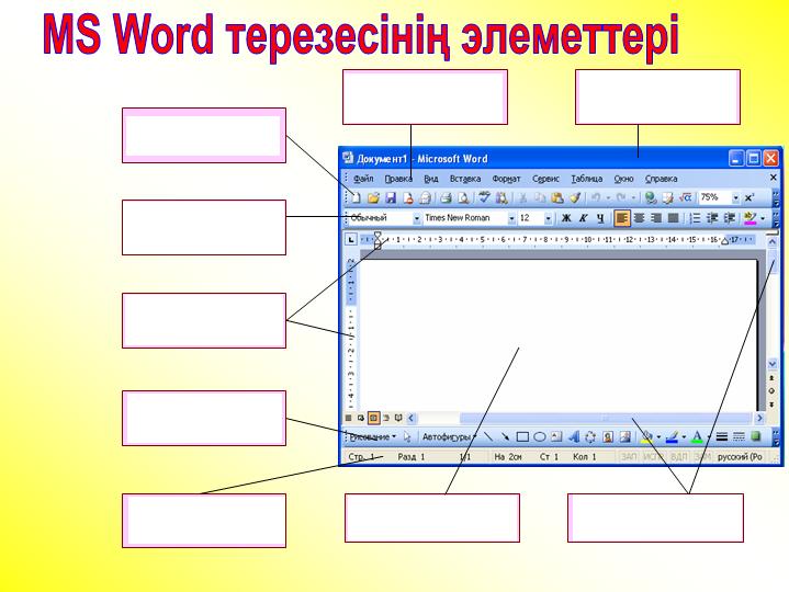 Урок по информатике «Microsoft Word-та құжаттарды құру және форматтау»