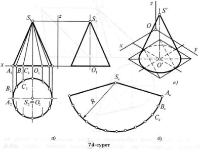 Геометриялық денелердің проекциялары. Жаттығу. 9 класс