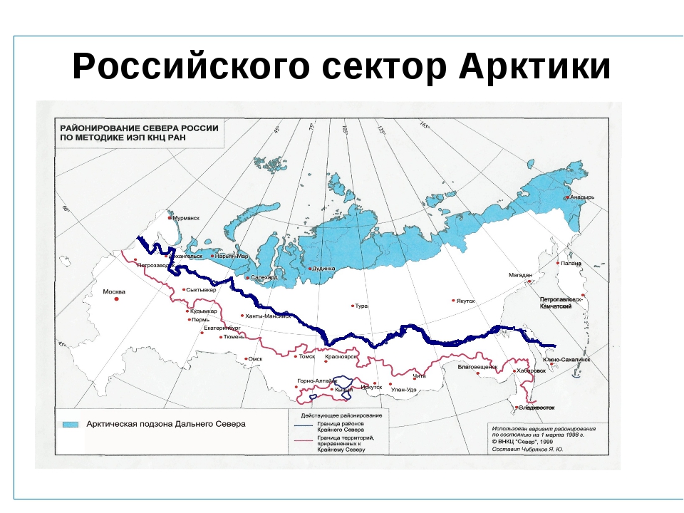 Конспект урока Арктика - фасад России