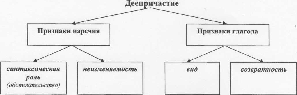 Проект урока русского языка в 7 классе по теме Деепричастие