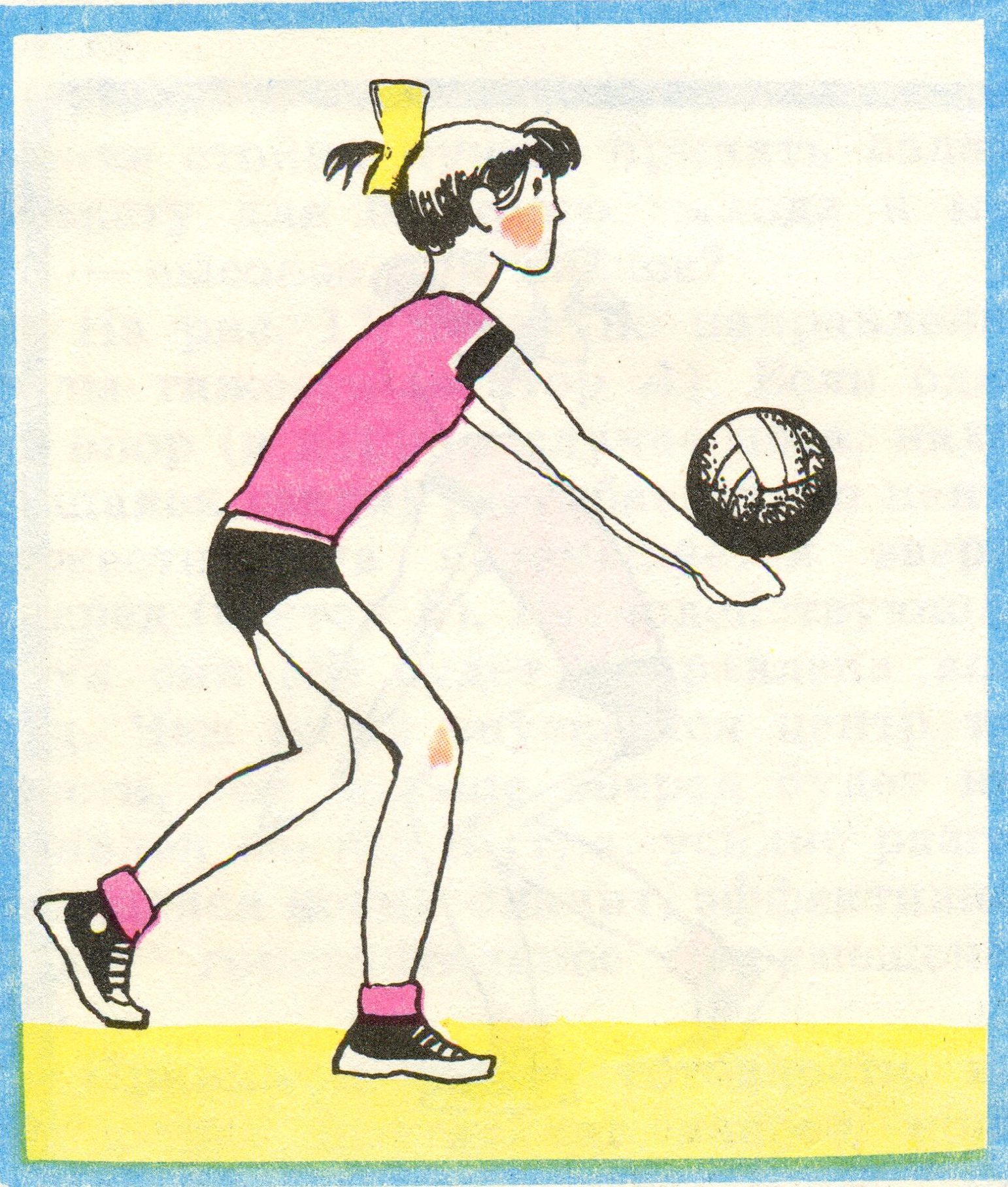 Рисунок на тему волейбол