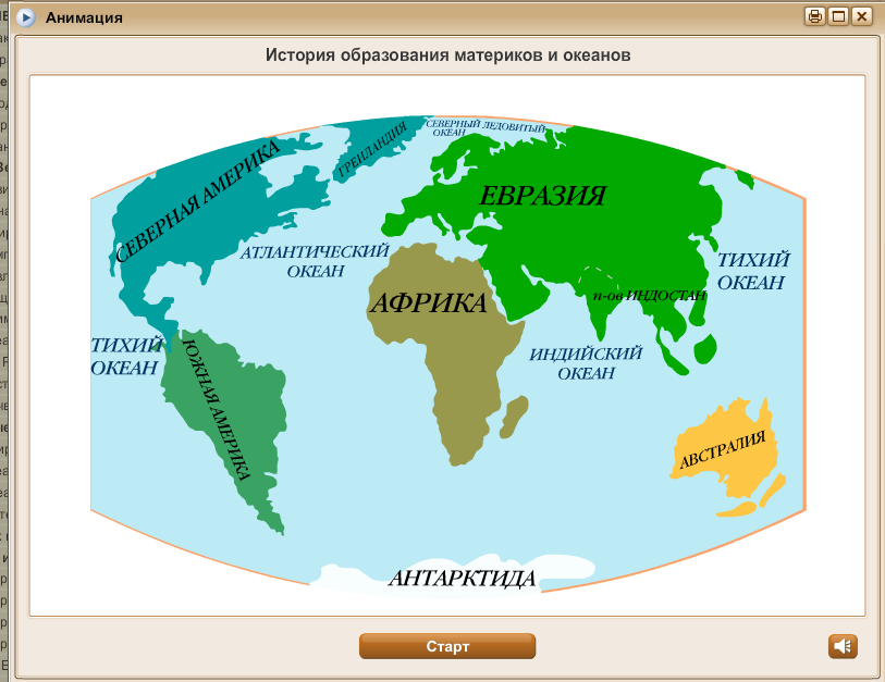 Образование континентов