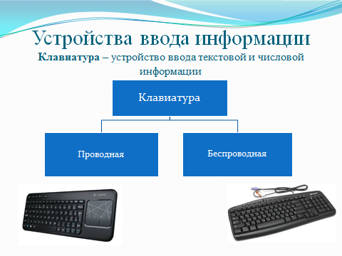 Методическая разработка урока информатики и ИКТ по теме Устройства ввода и вывода в 8 классе