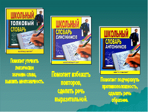 Открытый урок по русскому языку в 3 классе. Тема Лексика