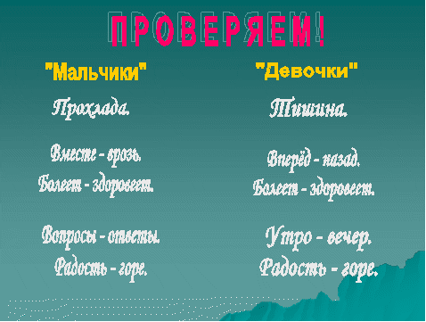 Открытый урок по русскому языку в 3 классе. Тема Лексика