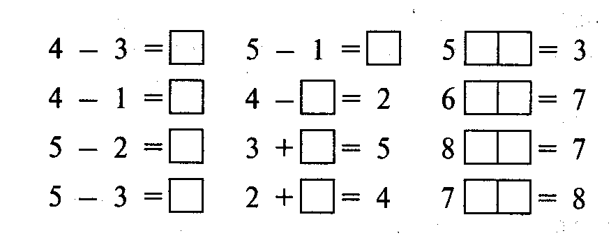 Урок математик в 1 классе Числа 1-9. Письмо цифры 9.