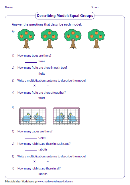 Multiplication 3 grade