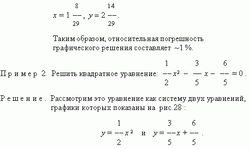 Конспект урока Квадратичная функция