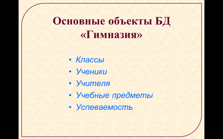 Конспект Базы данных: создание и редактирование (9 класс)