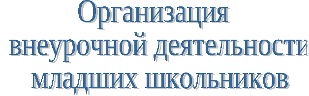 Описание опыта работы по теме Организация внеурочной деятельности младших школьников