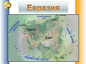 Урок географии 6 класс«Материки на глобусе и карте полушарий»