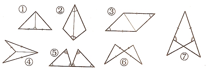 Материал к уроку по геометрии по теме Признаки равенства треугольников