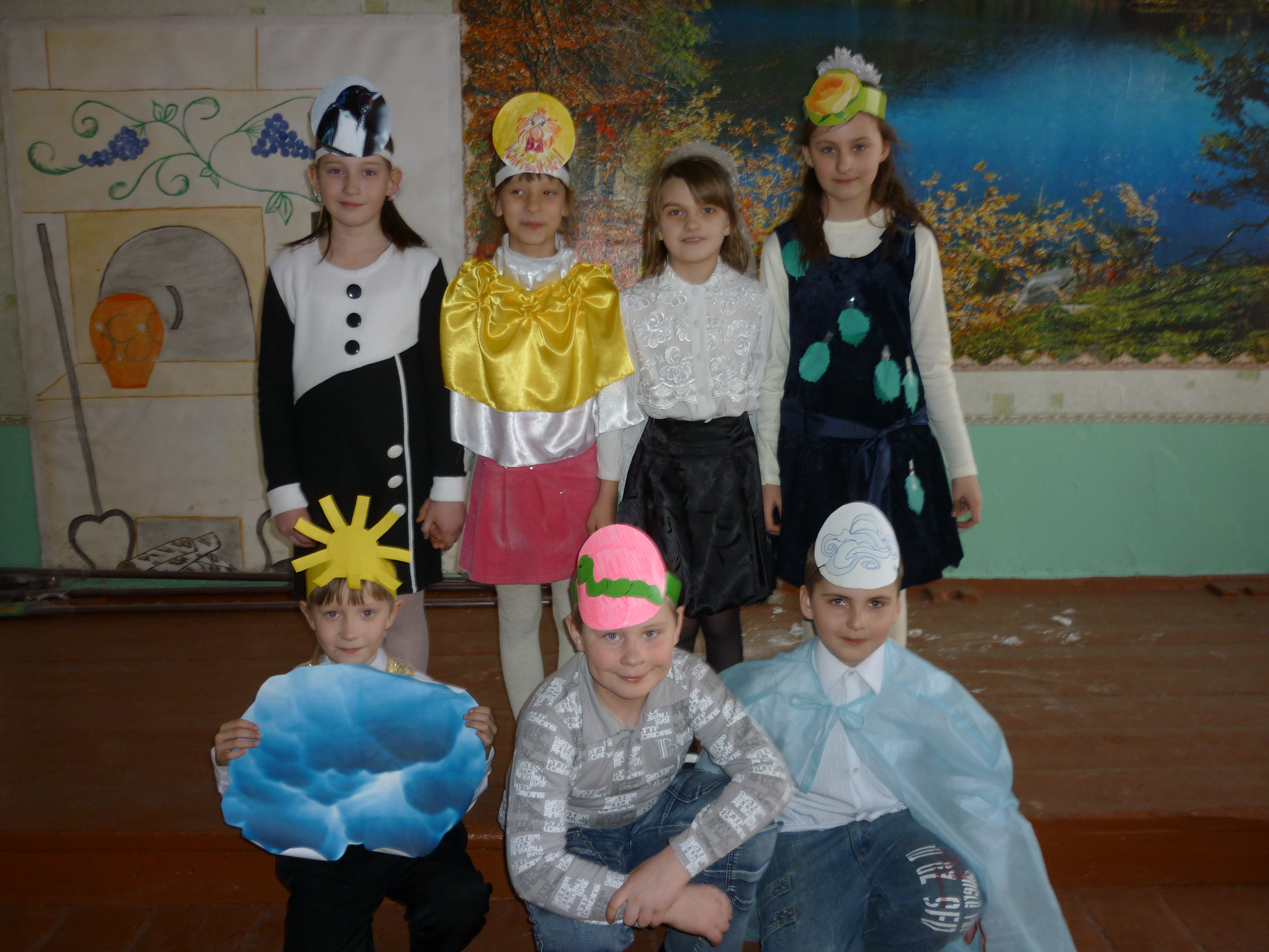 Внеклассное мероприятие по английскому языку в начальных классах - постановка сказки The Hen And The Rose