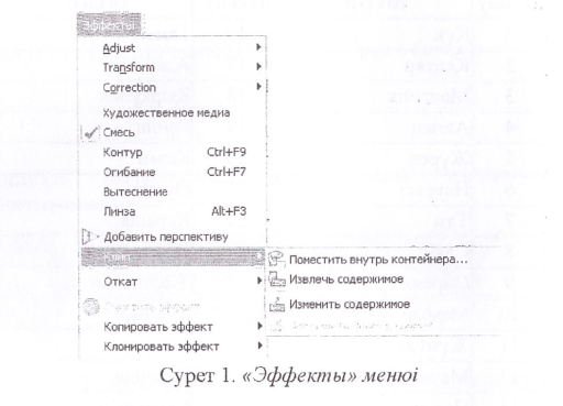 Corel Draw программасында зертханалық жұмыстарды орындауға арналған әдістемелік құрал