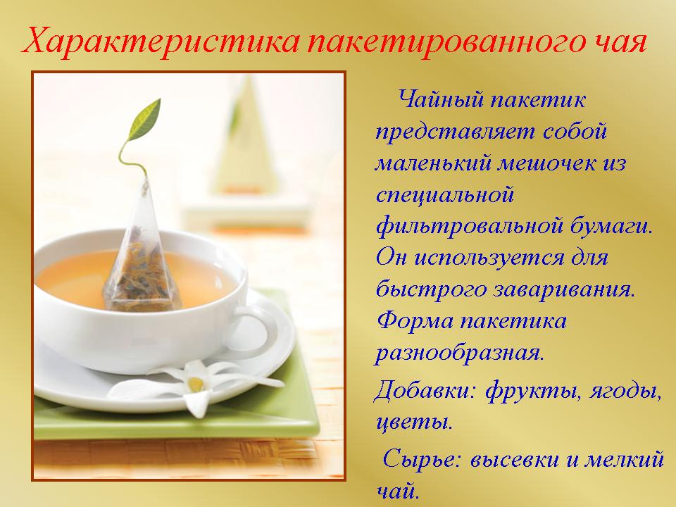 МЕТОДИЧЕСКАЯ РАЗРАБОТКА урока производственного обучения по профессии продавец, контролёр-кассир. Тема урока «Организация продажи чая и чайных напитков»