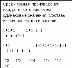 Урок математики 2 класс