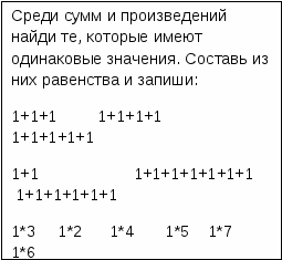 Урок математики 2 класс