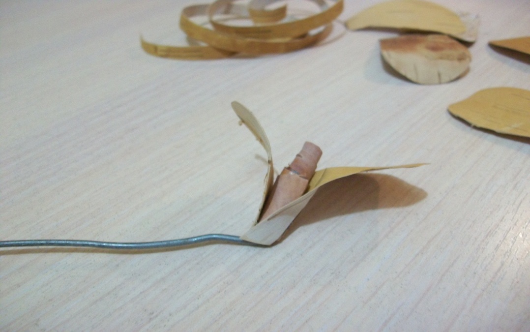 Мастер - класс по изготовлению панно в технике объемная аппликация из бересты – «Лесной подарок».