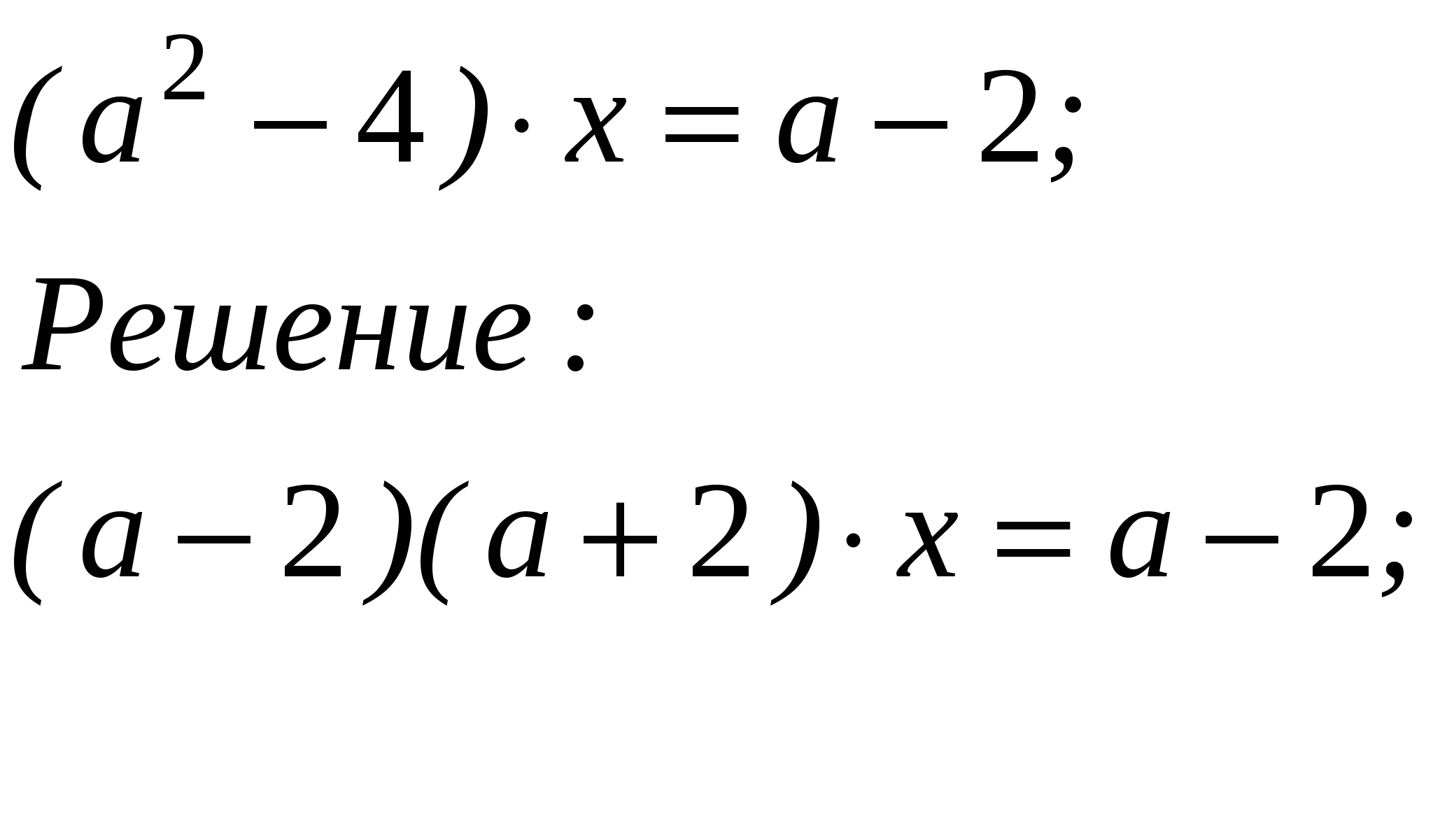 Методическая разработка творческой группы учителей математики района РЕШЕНИЕ УРАВНЕНИЙ С ПАРАМЕТРАМИ