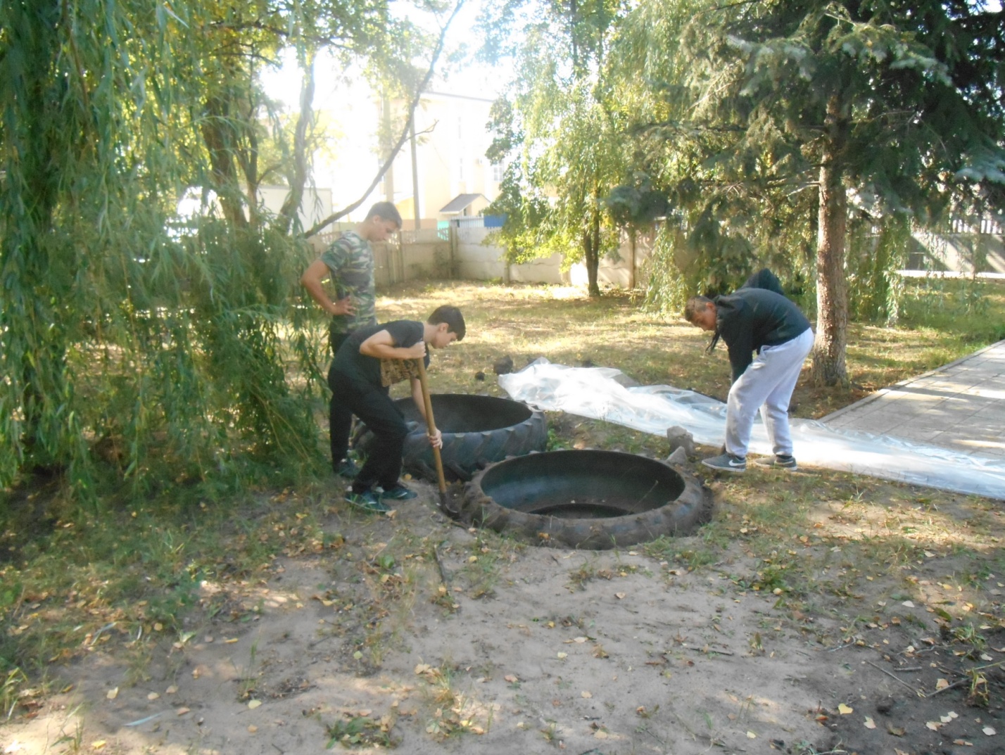 Проект Благоустройство пришкольной территории(9 класс)