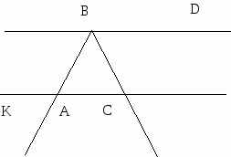 Конспект урока по геометрии по теме Параллельность прямых