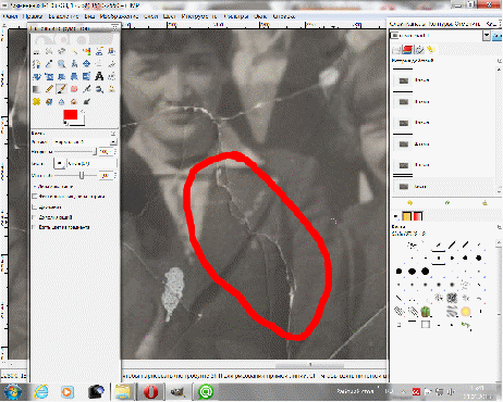 Проект: Обработка старой фотографии в графическом редакторе GIMP