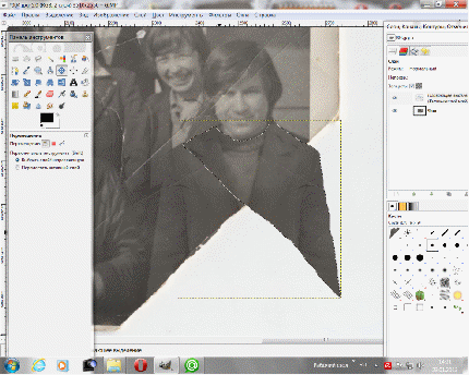 Проект: Обработка старой фотографии в графическом редакторе GIMP